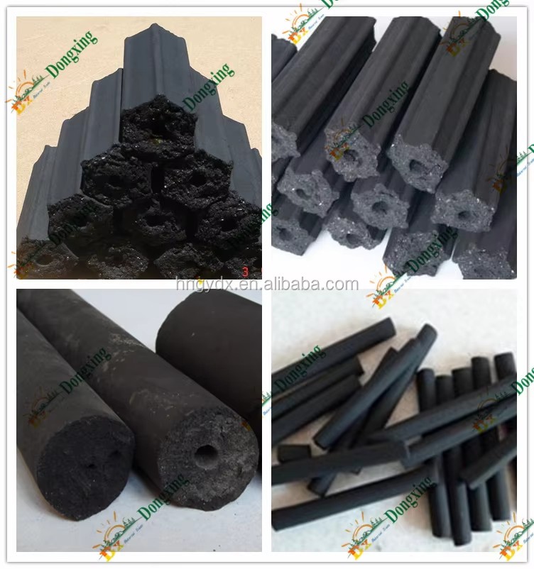 Charcoal Carbon Black Briquettes Stick Making Machine