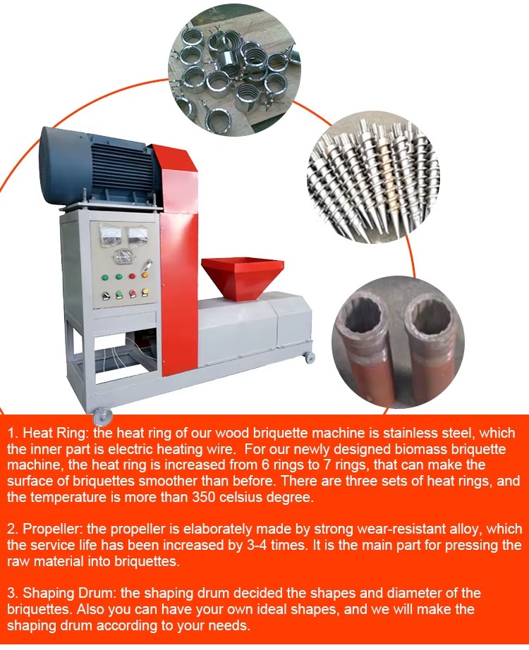 German Biomass Briquette Machine Sawdust Prices Fire Wood Sawdust Straw Hay Briquette Machine