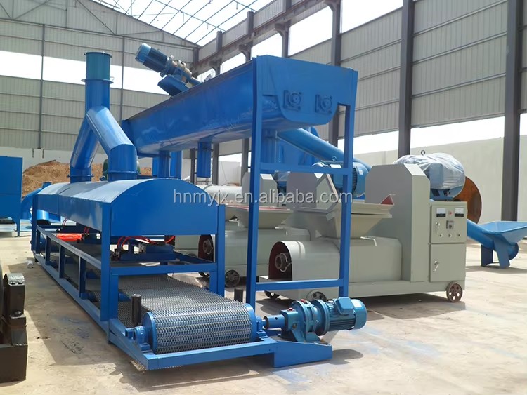 Small Biomass Briquette Machine Factory Price Mini Charcoal Briquetting Press Wood Sawdust Screw Extruder Project