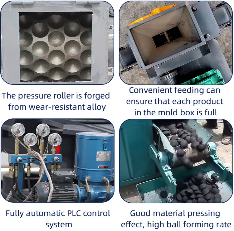 Small Manufacturing Coconut Shell Cost of Charcoal Briquette Making Machine for Sale
