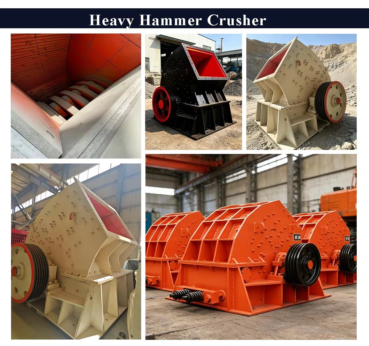 Stable Running PCZ Heavy Fine Hammer Mill Crushing Cement Clinker Aggregate Various Materials Continuous Working Machine Mining