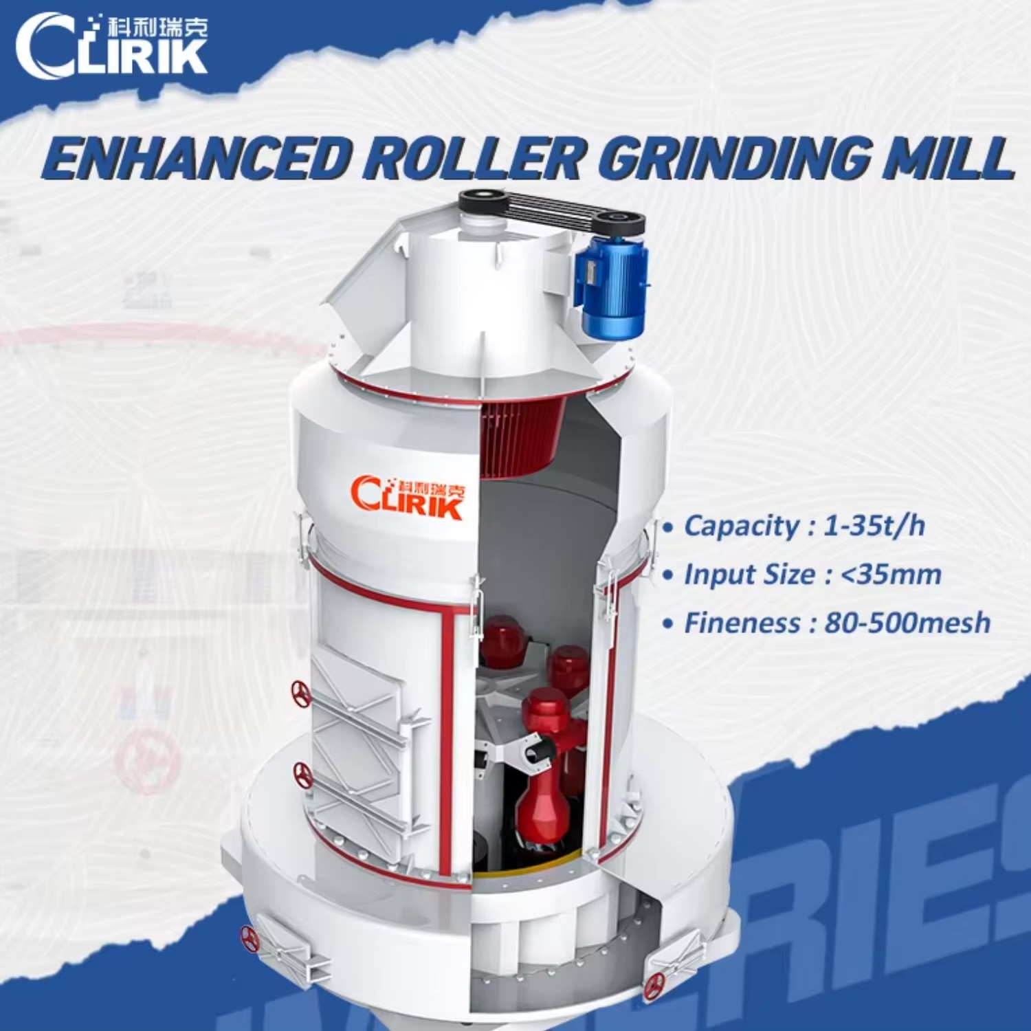 UT Tested Variable Speed YGM7815 Grinding Mill for Mica Pigment Mineral Powder Processing Plant