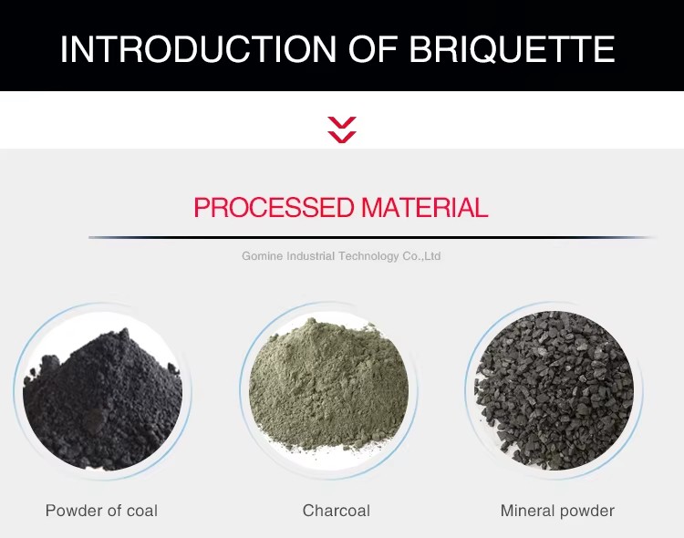 Automatic All Small Hydraulic Entepy Sawdust Bio Fuel Biomass Wood Shisha Charcoal Briquette Ball Press Machine Set