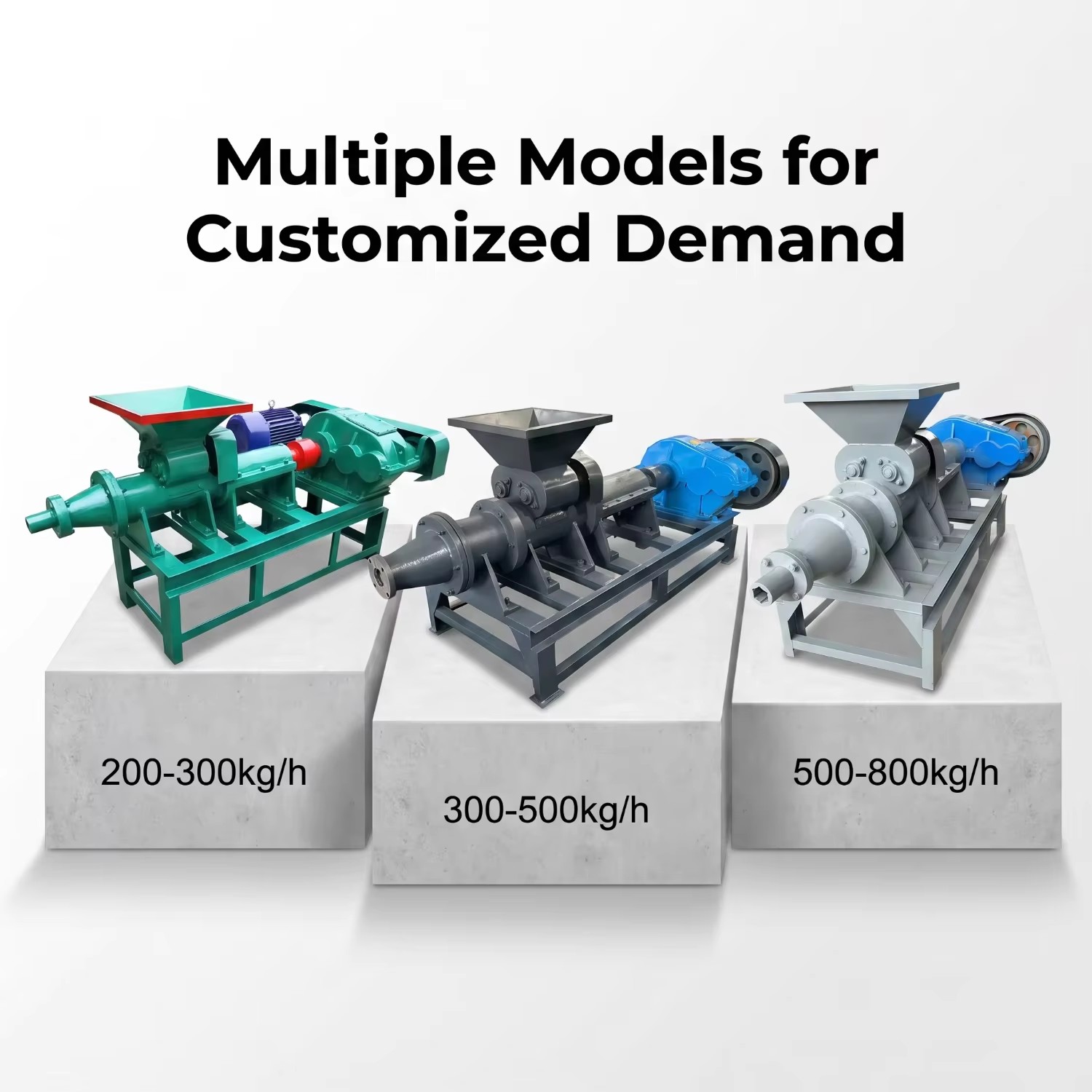 Factory Direct High-Yield Biomass Charcoal Briquette Extruder Machine for Hexagon Briquettes Brand 1.2-1.5T/H Capacity