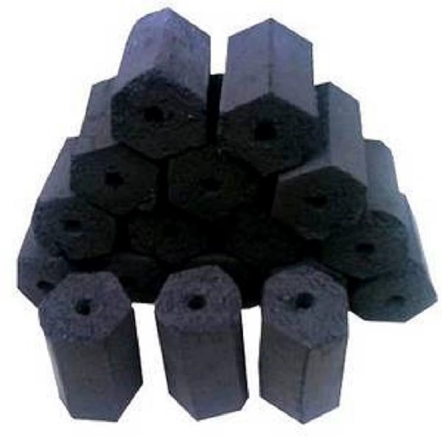 Natural Black Hard Wood Bamboo Charcoal Smokeless BBQ Lump Charcoal for Hookah Smoking 25x25x25mm
