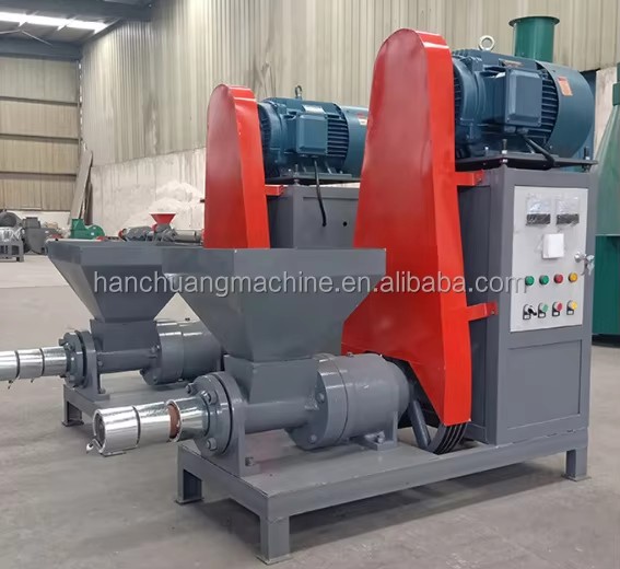 Wood Sawdust Charcoal Briquette Making Machine Cube Charcoal Rods Making Machine