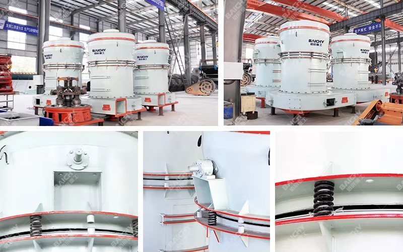 Low Price Mine YGM130 Raymond Mill Machine Price Limestone Gypsum Clay Slag Marble Fine Powder YGM Raymond Grinding Mill Machine