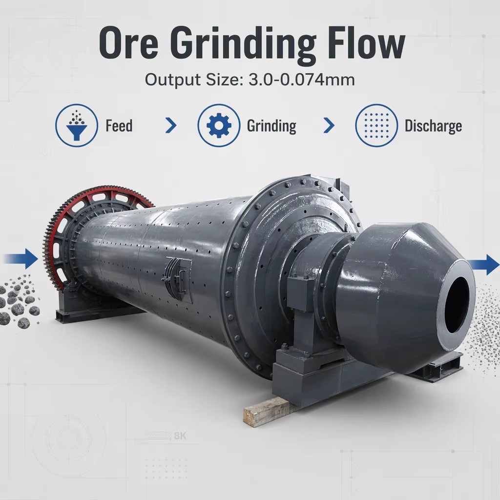 Gold Ore Ball Mill 1200x2400 Wet Ball Mill Gold Grinding Machine Mining Batch Grinding Ball Mill 900x3000 1 Ton Ball Mill