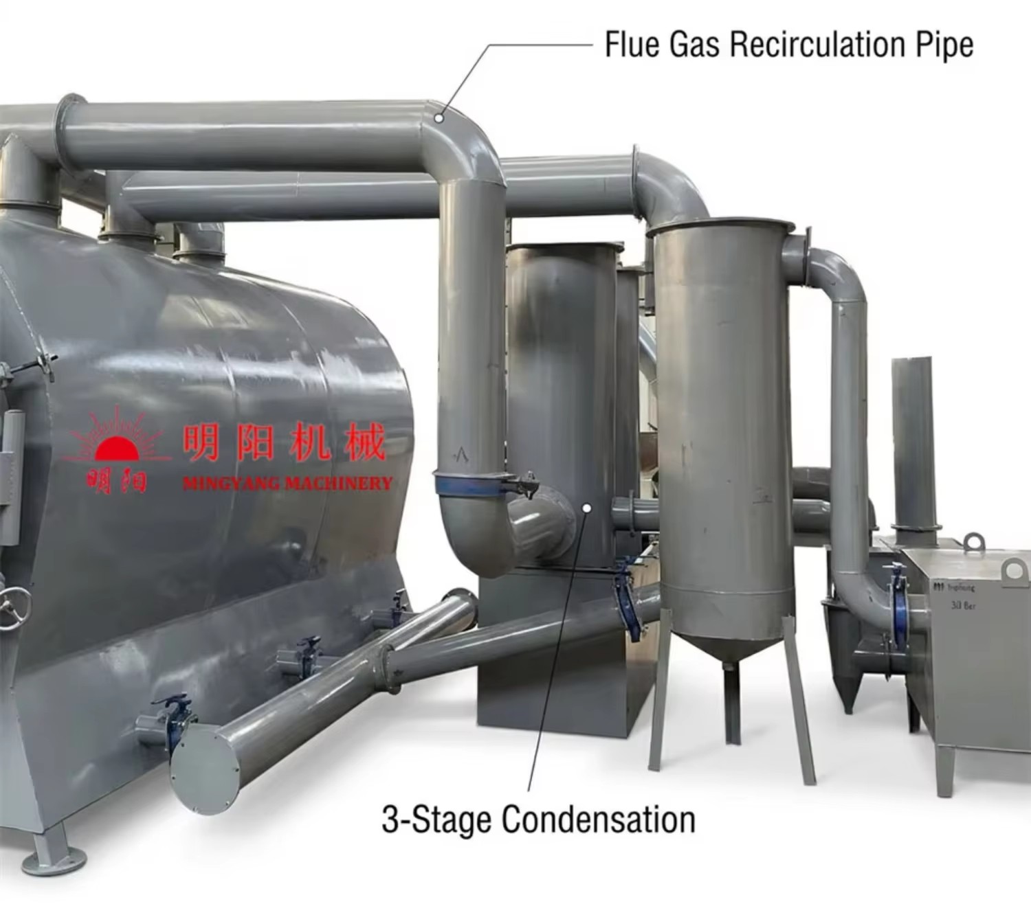 Africa PLC Automatic Carbonization Stove Charcoal Retort Kiln Coconut Shell Biochar Production for Manufacturing Plant