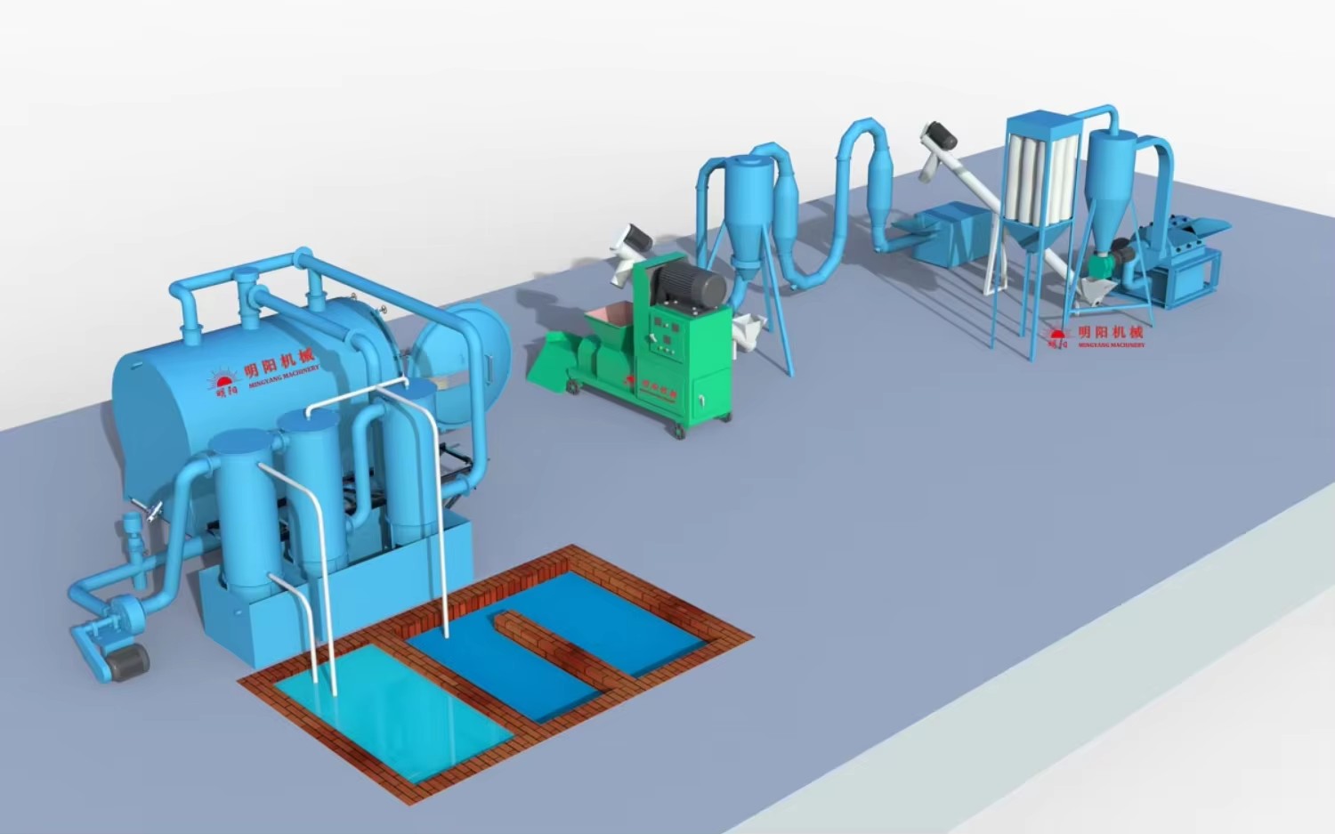 Automatic Wood Press Wood Shaving/Chip Machines for Sawdust Briquette Charcoal