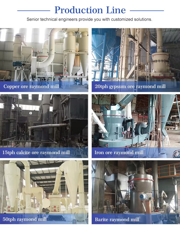 New Small Limestone Raymond Vertical Mill Calcium Carbonate YGM/CLGM Micro Powder Grinding Machine 1.0-4TPH Engine Bearing
