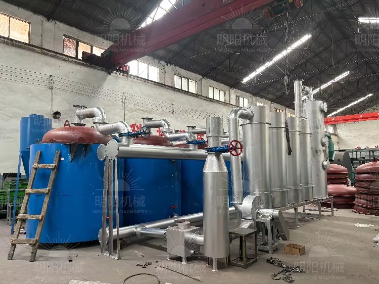 New Design Coconut Charcoal Machine Briquetting Furnace Smokeless Retort Biochar Kiln High Productivity 1200kg/cycle for Sale