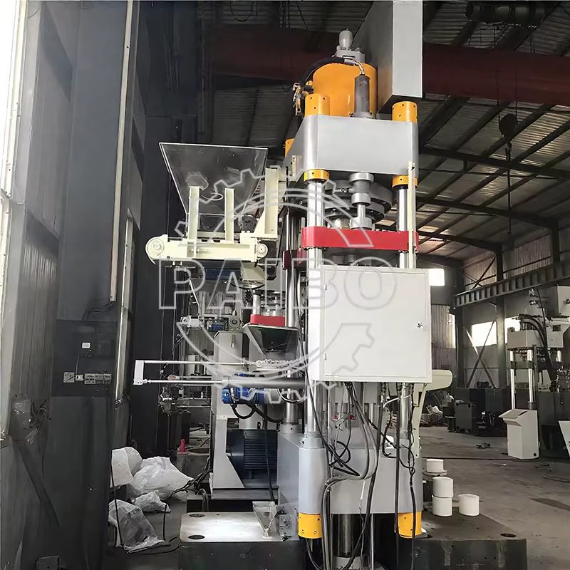 Zero Fault Performance Automatic Industrial Aluminum Swarf Compacting Press Advanced Oil Cooler Servo Motor Bearing Metal