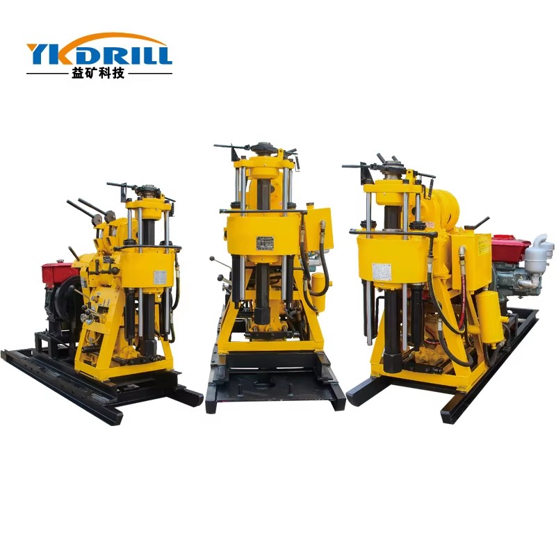 200 Meter Water Well Drilling Rig Underground Water Well Drilling Rig Machine 100m diesel Drilling Rig