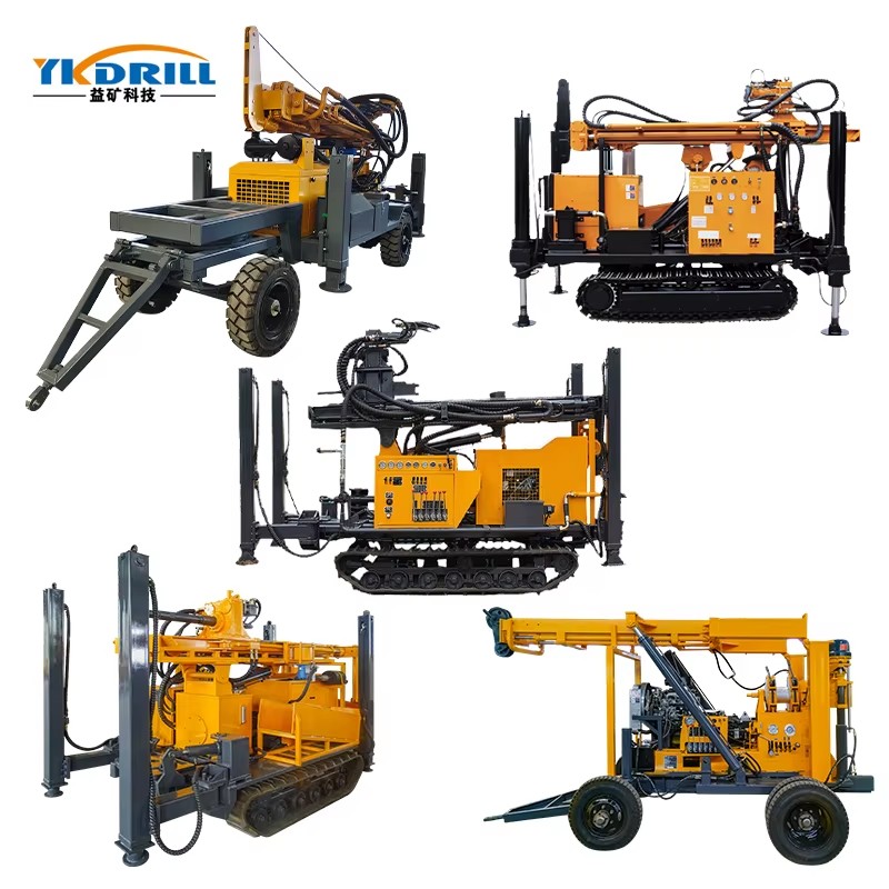 200 Meter Water Well Drilling Rig Underground Water Well Drilling Rig Machine 100m diesel Drilling Rig