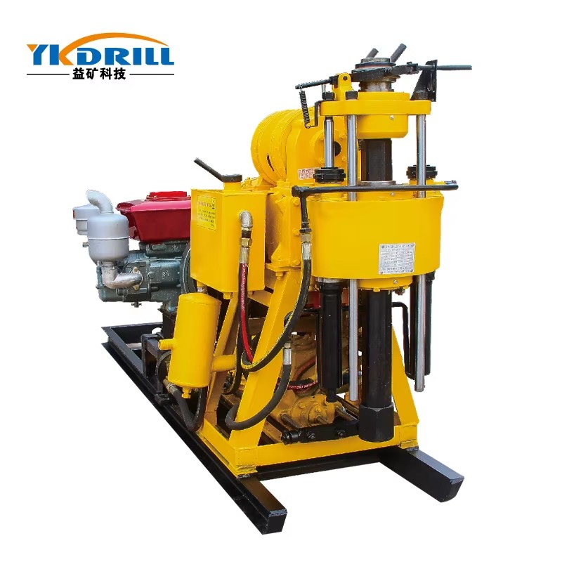 200 Meter Water Well Drilling Rig Underground Water Well Drilling Rig Machine 100m diesel Drilling Rig