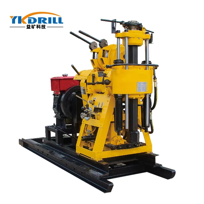 200 Meter Water Well Drilling Rig Underground Water Well Drilling Rig Machine 100m diesel Drilling Rig