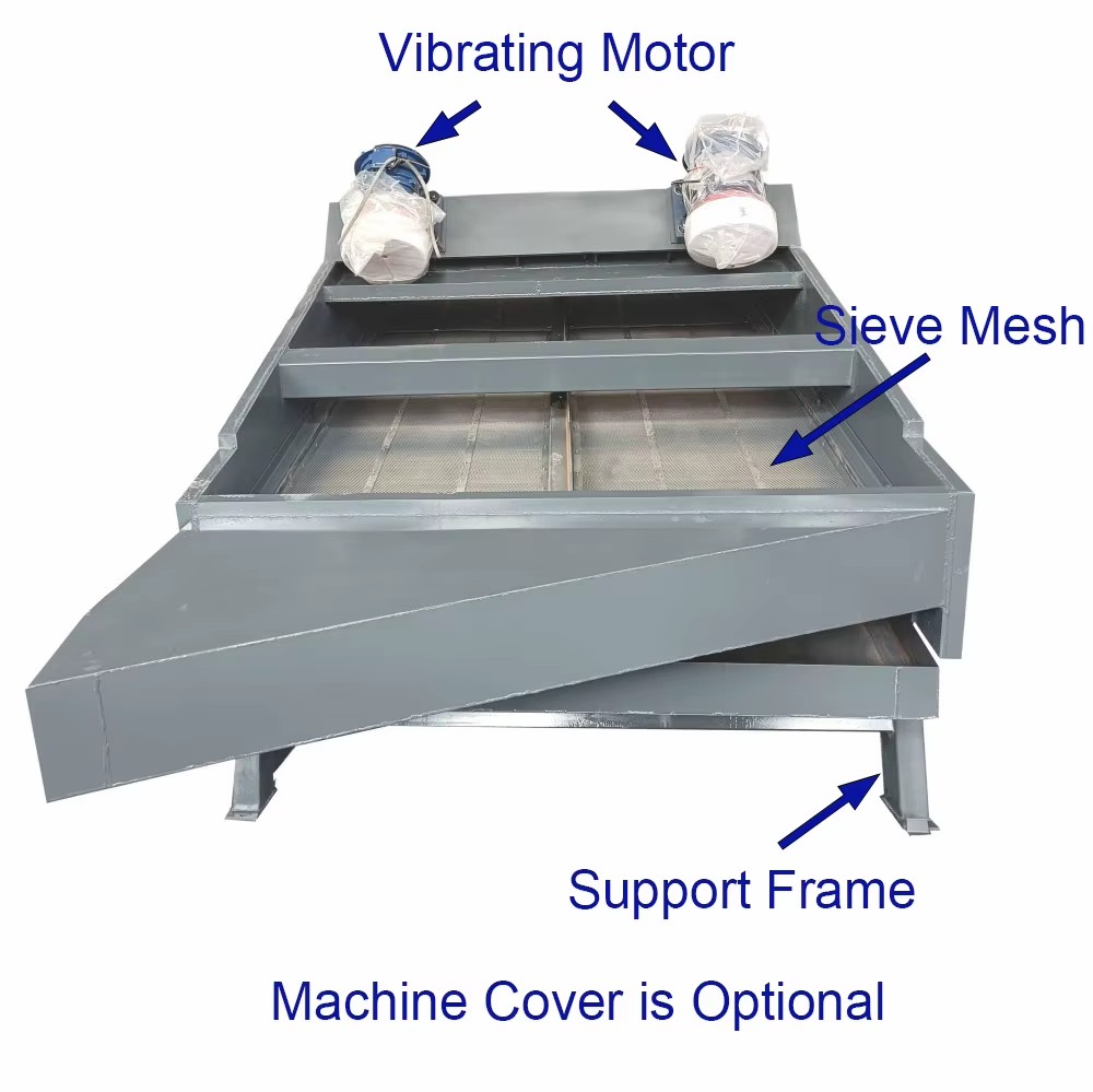 High Quality Heavy-duty Linear Vibrating Screen Metal Mining Sieving Machine Quarry Aggregate Separator 50-300t/h Capacity