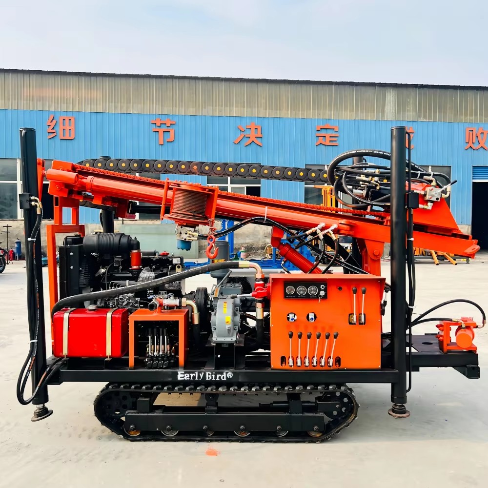 Factory Supply High Quality Max 300m Water Well Drilling Rig Crawler Water Borehole Drilling Rig