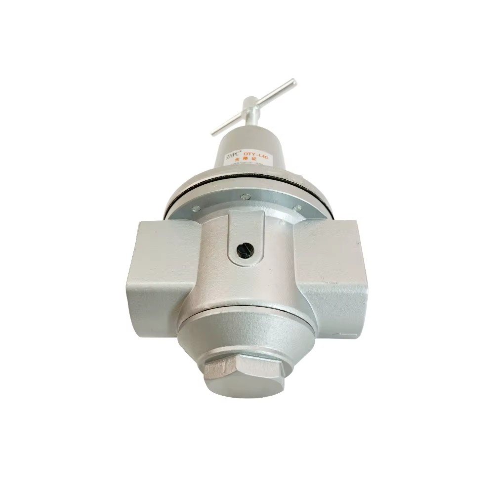 Air Pressure Reducing Valve QTY-L25 Gas Valve G1 ZHPC Silver Gray Oilfield Pneumatic for Drilling Rig