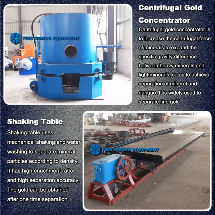 Complete Capacity Rock Gold Mining Processing Plant Machine for Sale