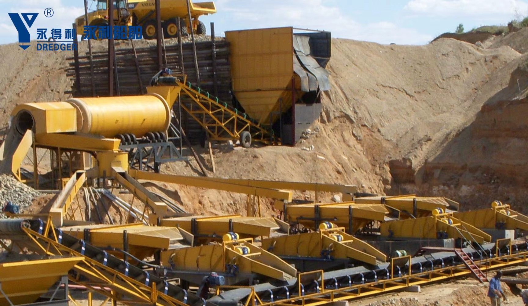 Portable Manufacturer Gold and Diamond Washing Plant Mining Equipment