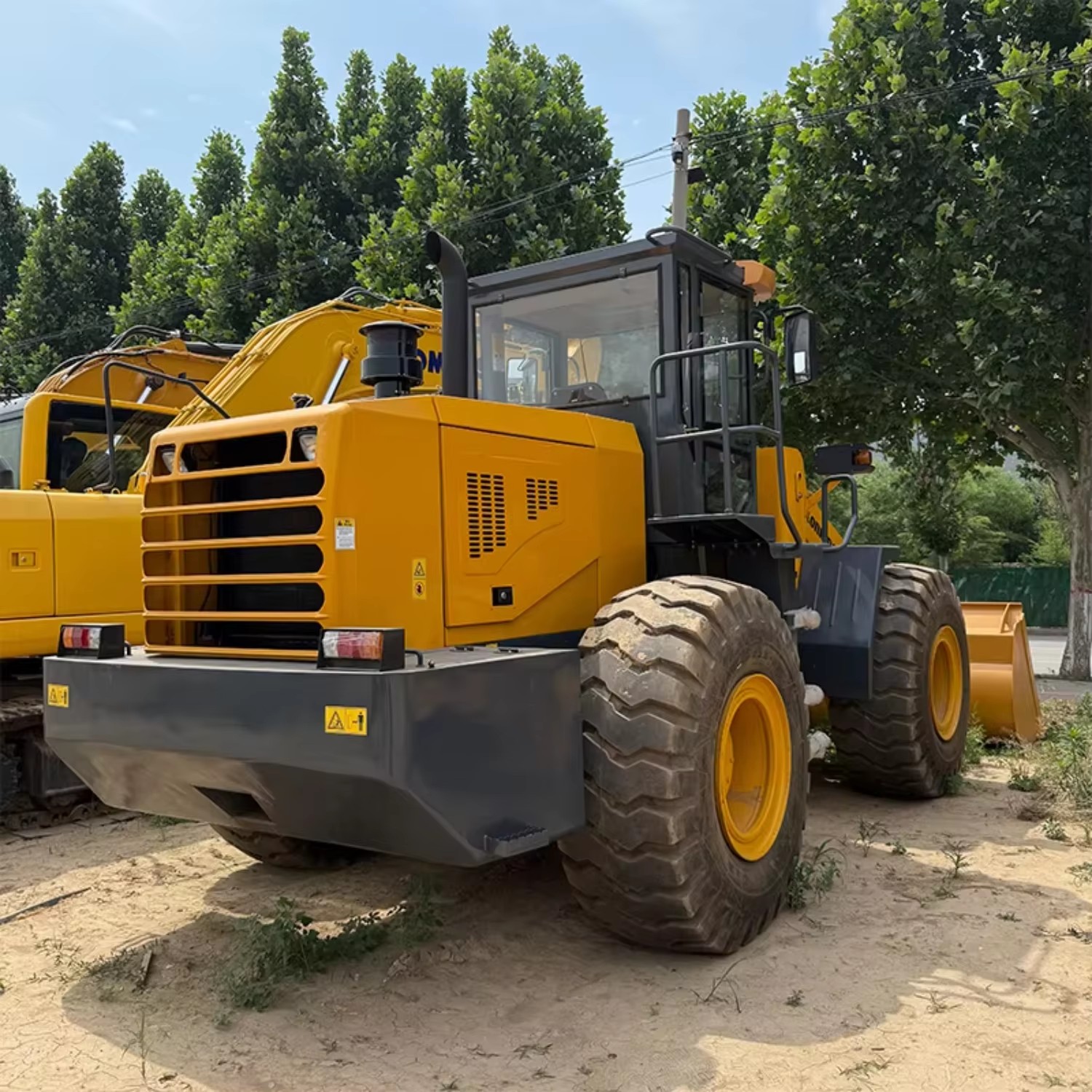 Fully Tested KYB Hydraulic Pump Front Wheel Loader Refurbished Weichai Engine High Digging Power Mining Equipment 2-Year