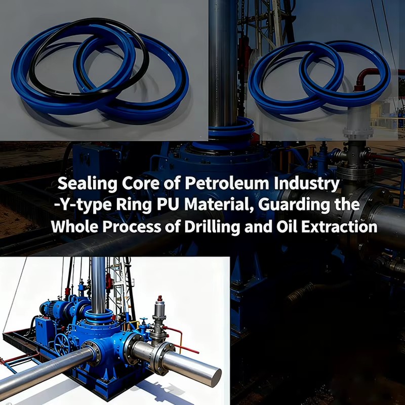 DSH Oilfield PU Seals | 95 Shore Hardness | 5000 psi High Pressure Resistant | Drilling Rig Hydraulic Cylinders Actuators Seal
