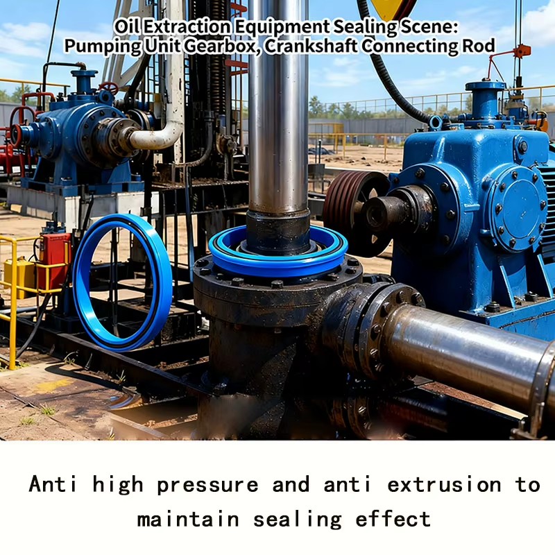 DSH Oilfield PU Seals | 95 Shore Hardness | 5000 psi High Pressure Resistant | Drilling Rig Hydraulic Cylinders Actuators Seal