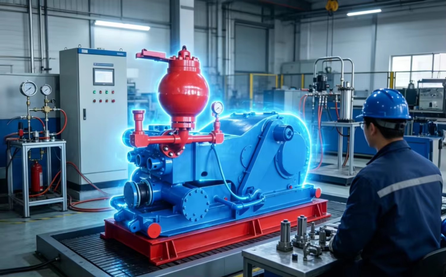 BW850/2 Horizontal Triplex Mud Pump 150mm Cylinder High Pressure Slurry Pump for Oilfield & Water Well Drilling Rig