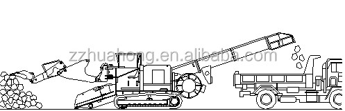 Enhanced Mine Mucking Loader,Hydraulic Digging Machine/mine Mucking Rock Loader /small Tunnel Excavator