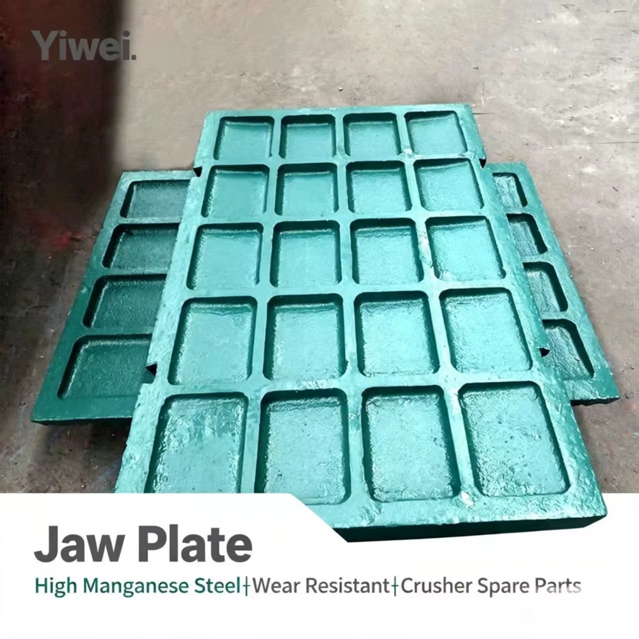 High Manganese Steel High Wear Resistance Jaw Plate for Jaw Crusher Casting Ore Mining Use Henan