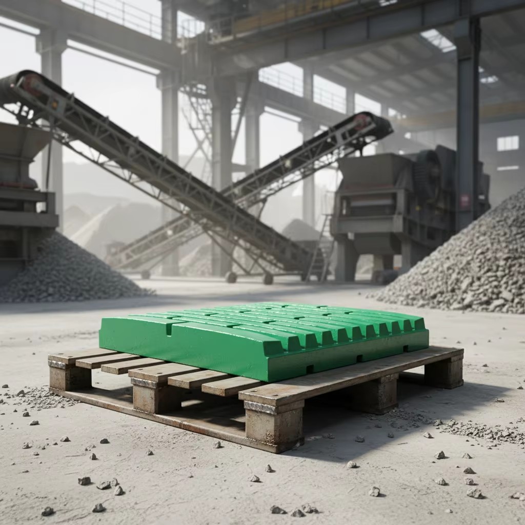 High Manganese Steel Fixed Moving Jaw Crusher Plates Wear Resistant Casting Jaw Plate Replacement for Ore Mining