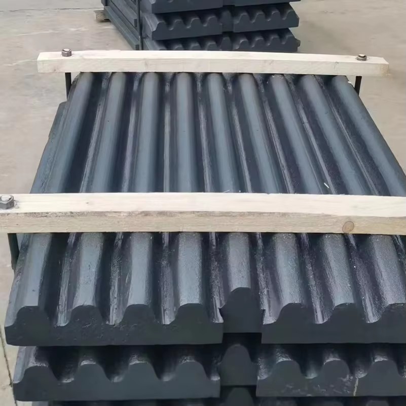 High Quality High Manganese Steel Casting Jaw Plate for Ore Mining Customized Design Factory Supply