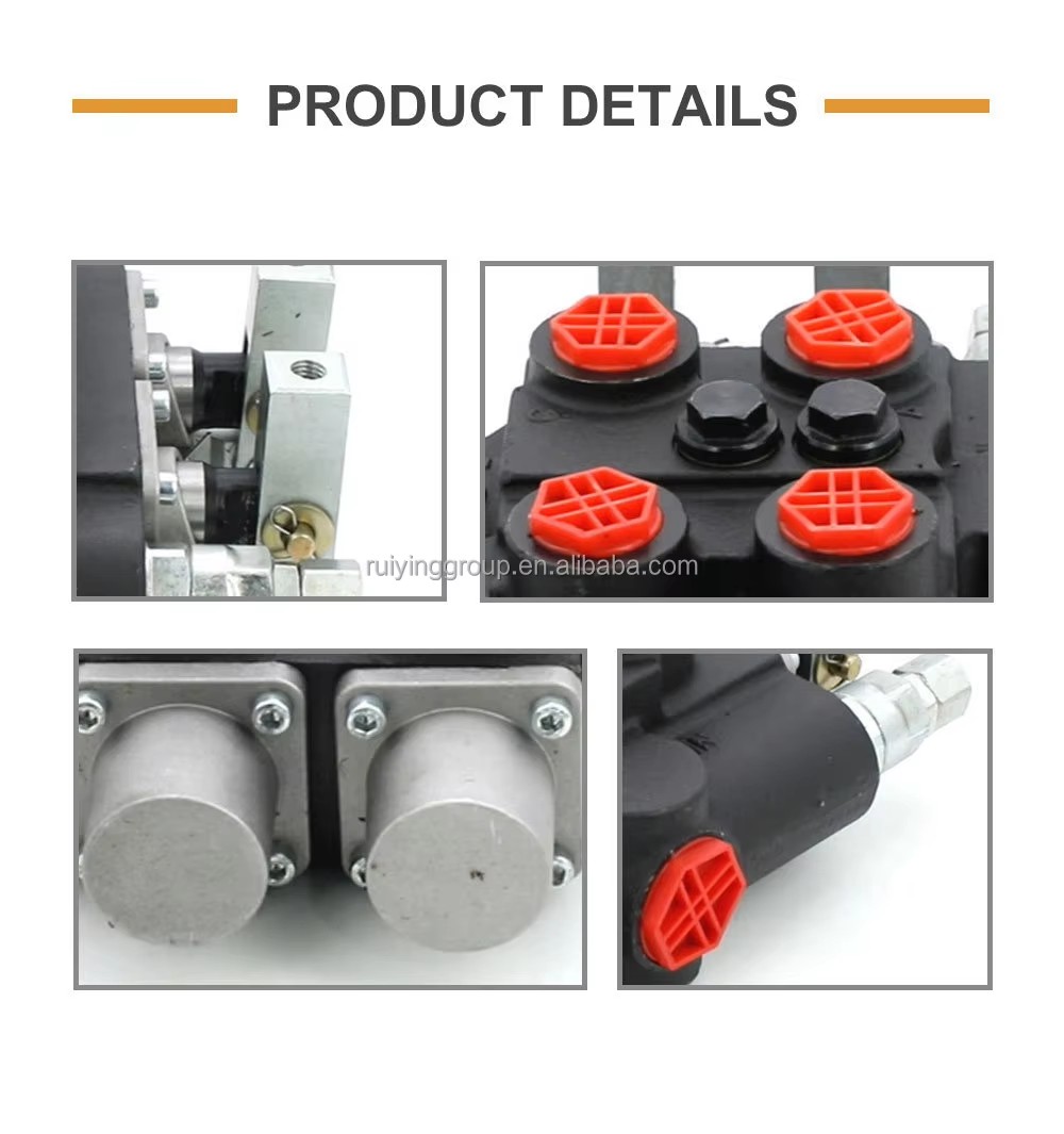 Walvoil SD8 DC Monoblock Valves New ISO9001 Cast Iron Hydraulic Directional Control for Loaders