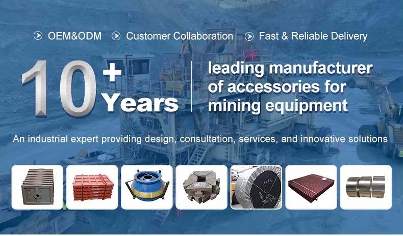 YW Other Material Jaw Plate for Ore Mining Portable Movable Fixed Jaw Crusher Spare Parts Casting 1 Year