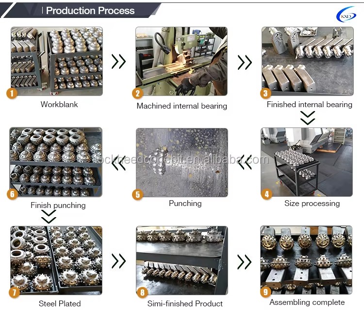 8 1/2" Hard Stone Tricone Rock Drill Bit for Water Well Drilling