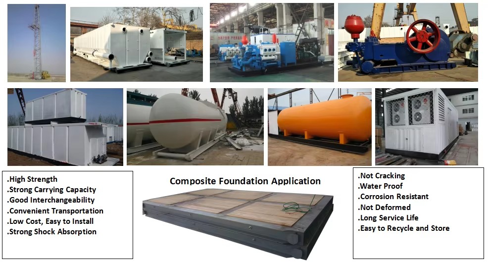 Oil Drilling and Oilfield Drilling Platforms Ground protection Rig Mats Factory Price