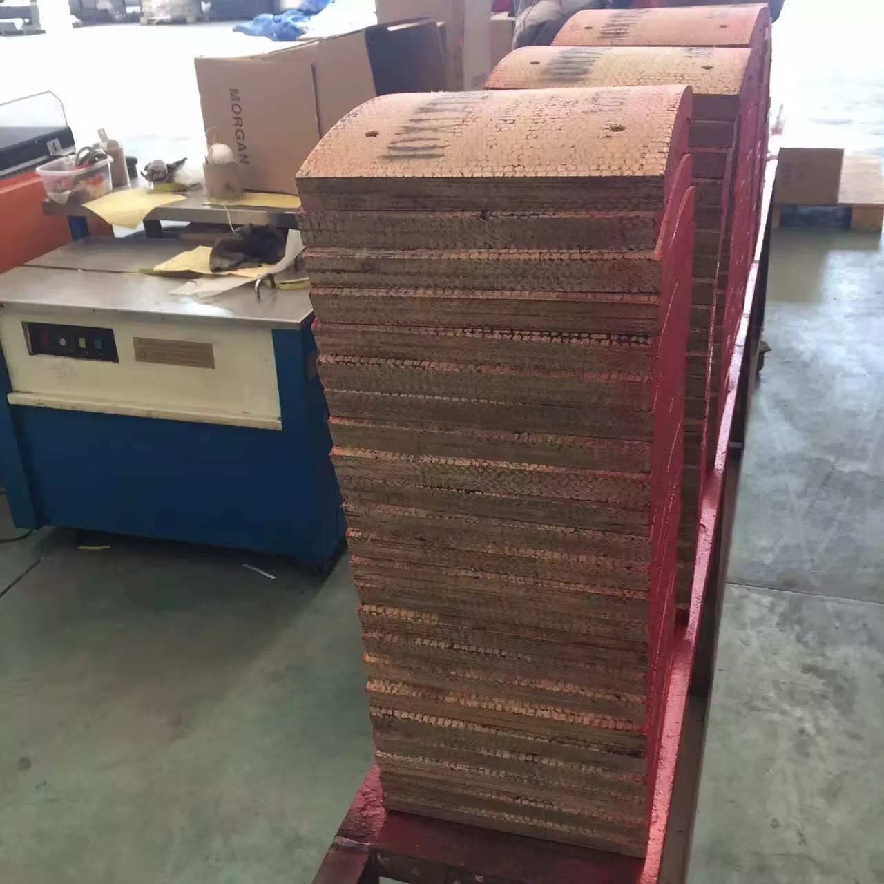Oilfield Brake Blocks Oilfield Woven Brake Blocks Material for Pile Driver Drilling Rig Brake Block Brake Pad Brake Lining