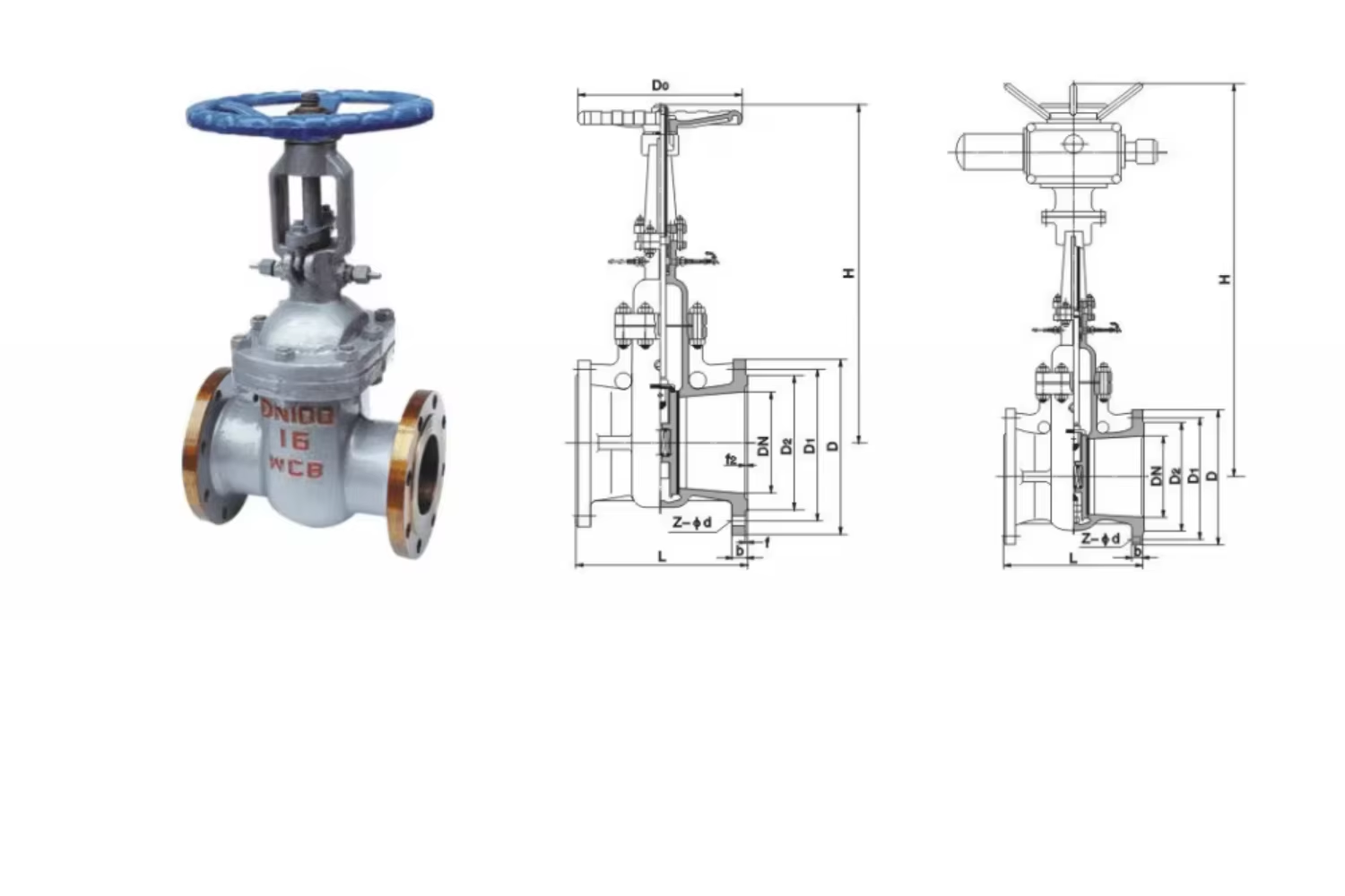 Industrial Manual Wedge Gate Valve Cast Steel Body for High Pressure Water Handling Systems DN40-DN800 1 Year Warranty