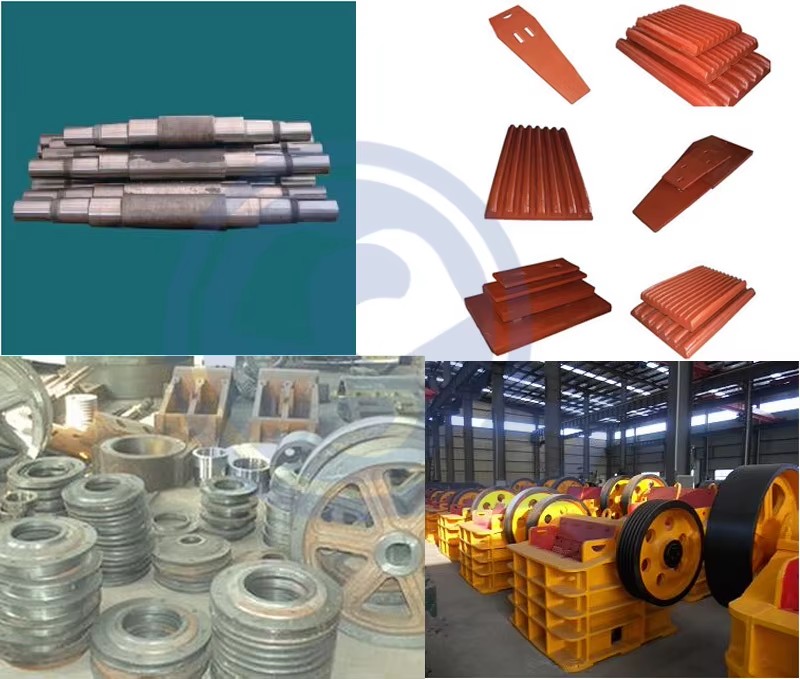 Factory Price PE400 * 600 Jaw Crusher Heavy Duty Manganese Jaw Plate Rock Breaker for Mining Ore Crushing
