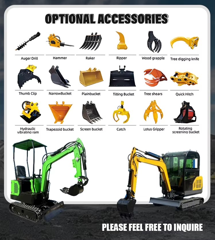 High Digging Power Fuel Saving Technology CE Certified Mini Excavator Construction Machinery 38HP Diesel Engine Motor Pump