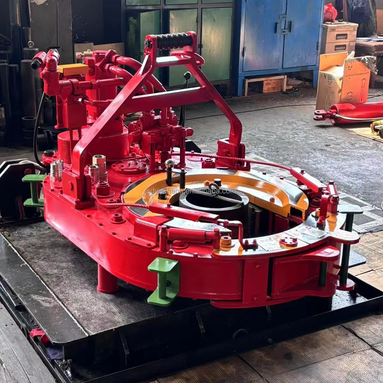API Wellhead Tools TQ340-20 Hydraulic Casing Power Tong With Torque Gauge