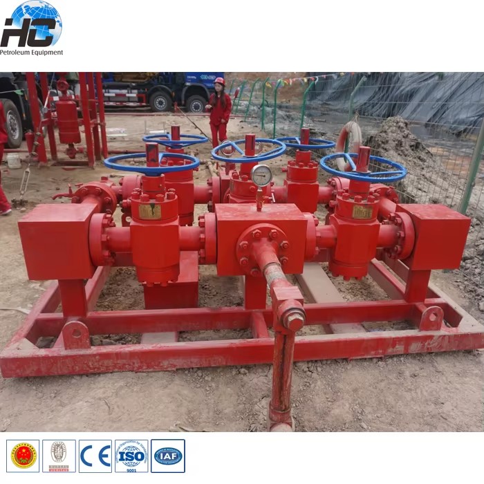 Choke Manifold Wellhead Equipment / Oil Drilling Equipment / Hydraulic Kill and Choke Manifold
