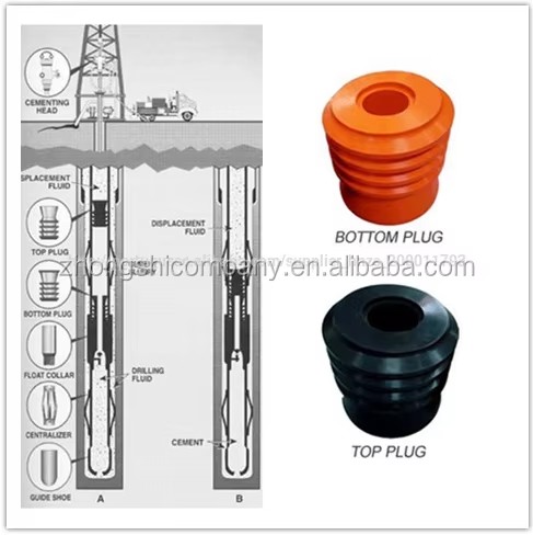 API Oil Cementing Tool Top and Bottom Cementing Plug / Non-rotating Cement Plug