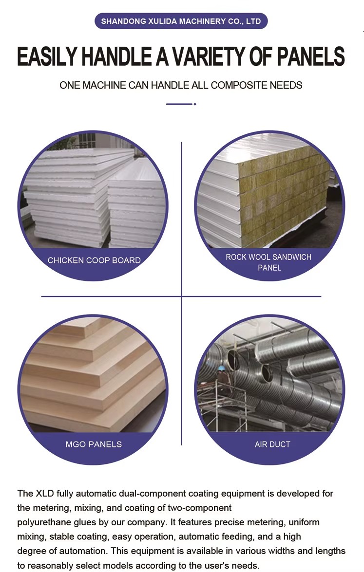 Glue a Has Heating and Stirring Function Air Duct Glass Magnesium Board Lamination Composite