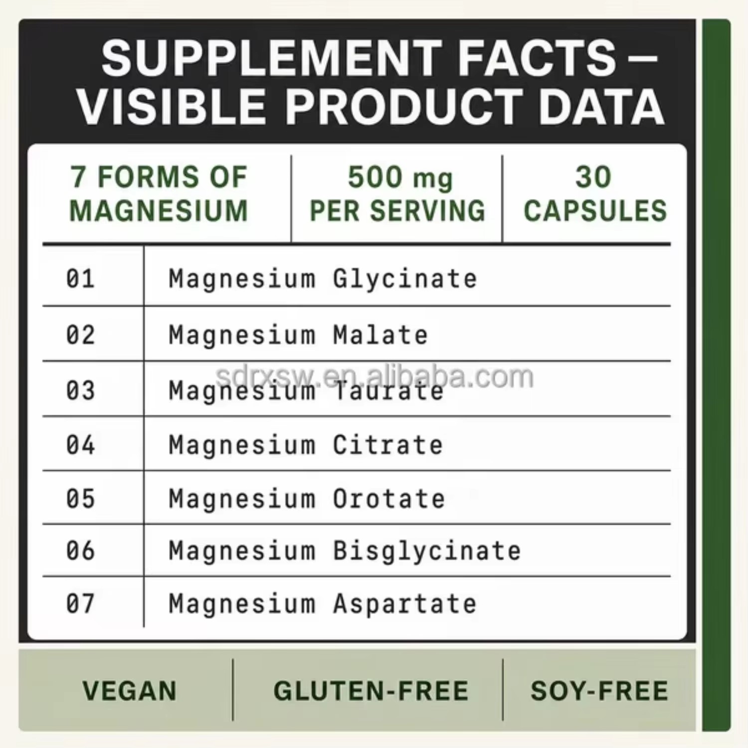 Private Label Sleep Aid L-Theanine Apigenin Magnesium L-threonate 90 Capsules for Calm Mind and Deep Rest