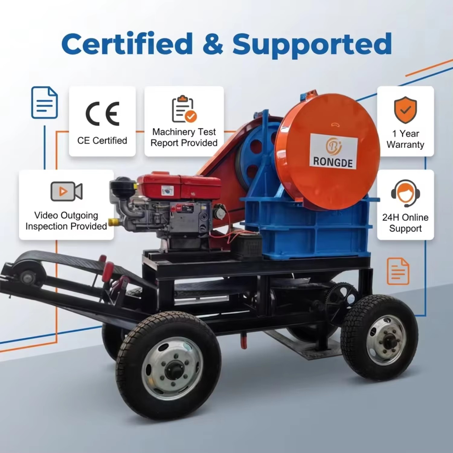Diesel Jaw Crusher Portable