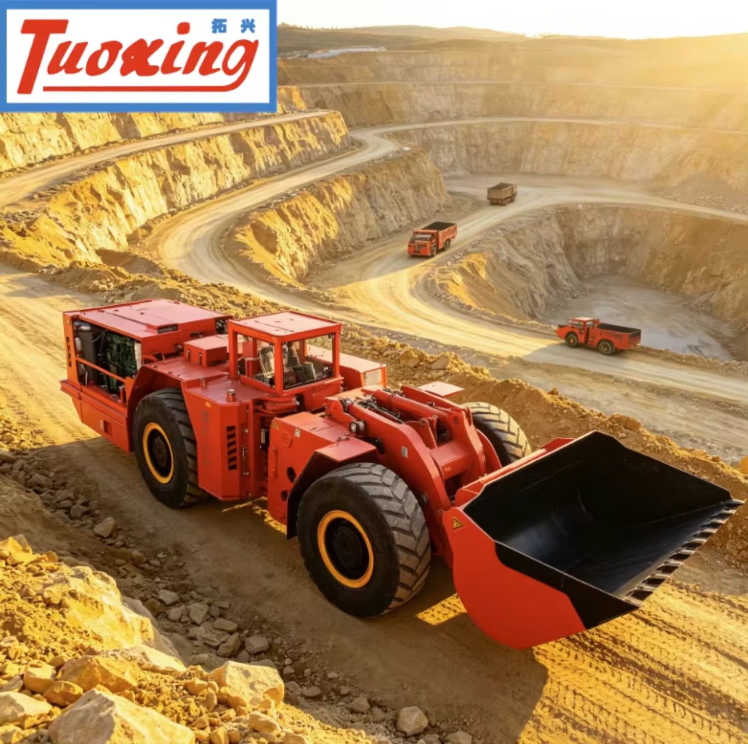 Tuoxing TC-306 Hard Rock Mining LHD Loader Designed for Challenging Underground Conditions with Robust 3m³ Bucket