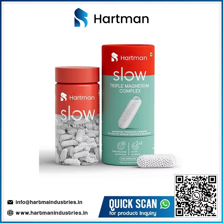 Triple Magnesium Complex Slow Release Tablets for Muscle Relaxation Support Supplement for Adults Overall Well-being